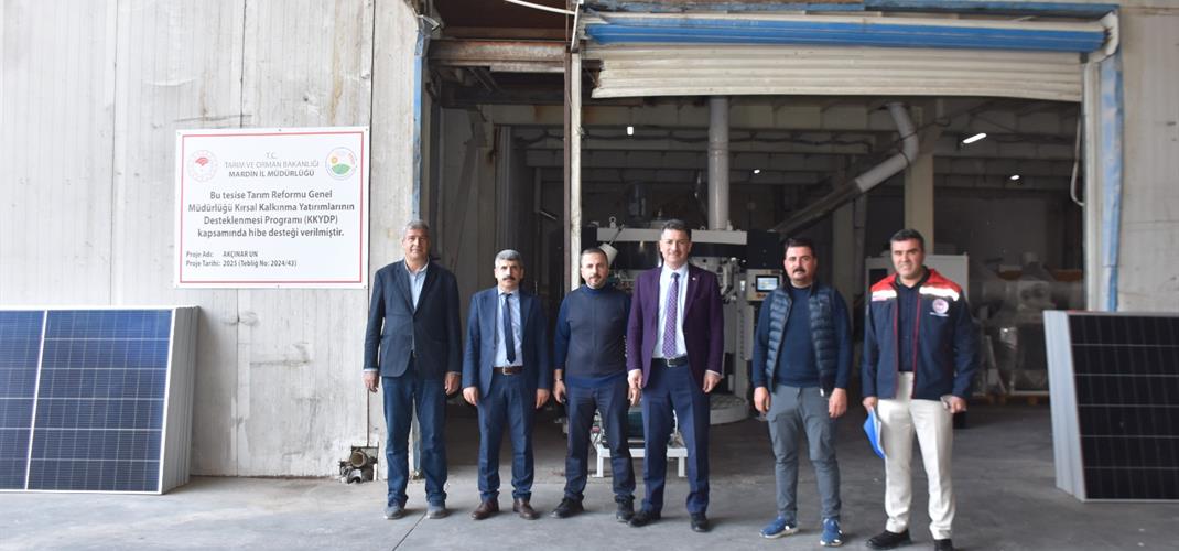 KIRSAL KALKINMA DESTEKLERİ KAPSAMINDA UN FABRİKASINA BÜYÜK DESTEK